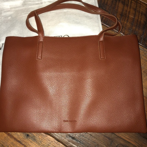 Vince Camuto brown vegan leather tote 👜 - Picture 4 of 5